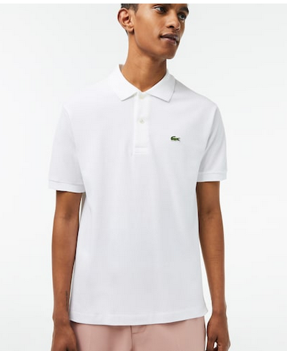 polo classic fit blanc 001  Lacoste